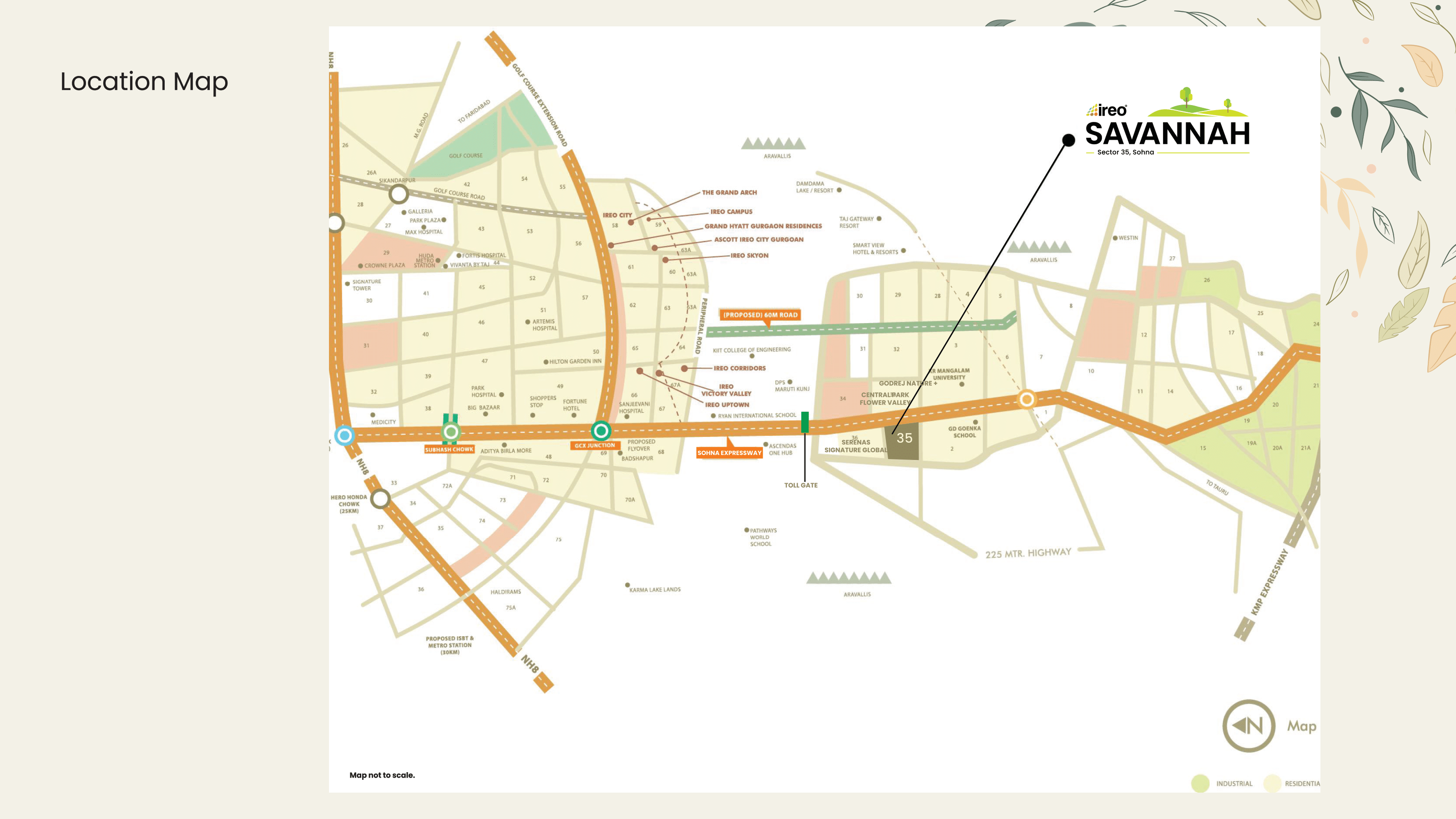 ireo savannah location map